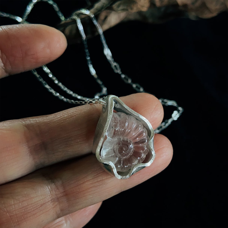 Infinite Clarity Clear Quartz Necklace - Image 2