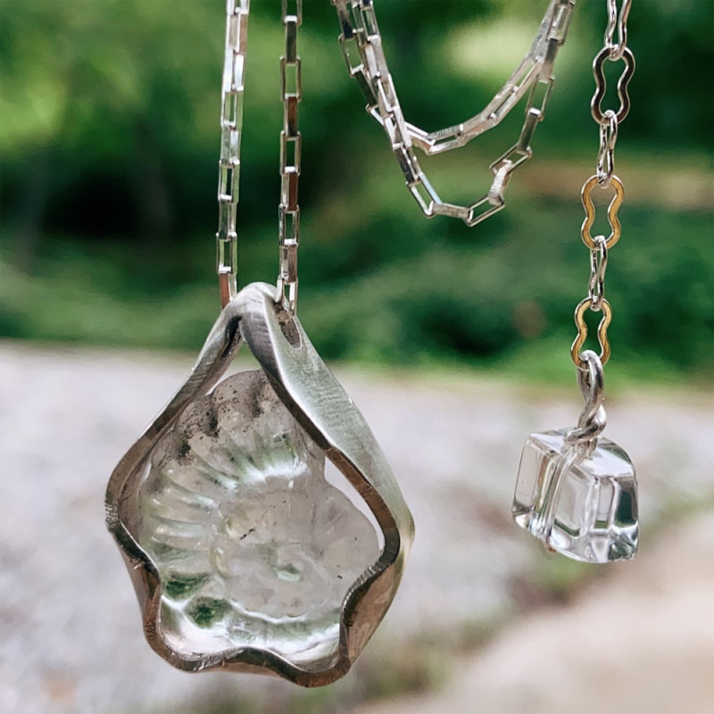 Infinite Clarity Clear Quartz Necklace - Image 3