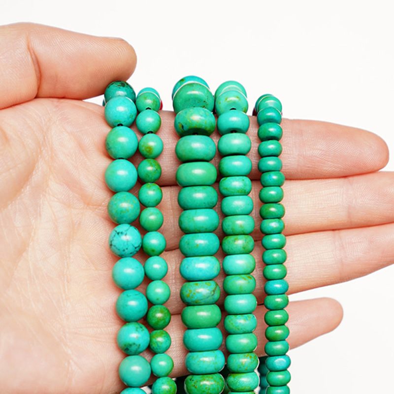 Healing Flow of Nature Turquoise Mala Neckdace - Image 8