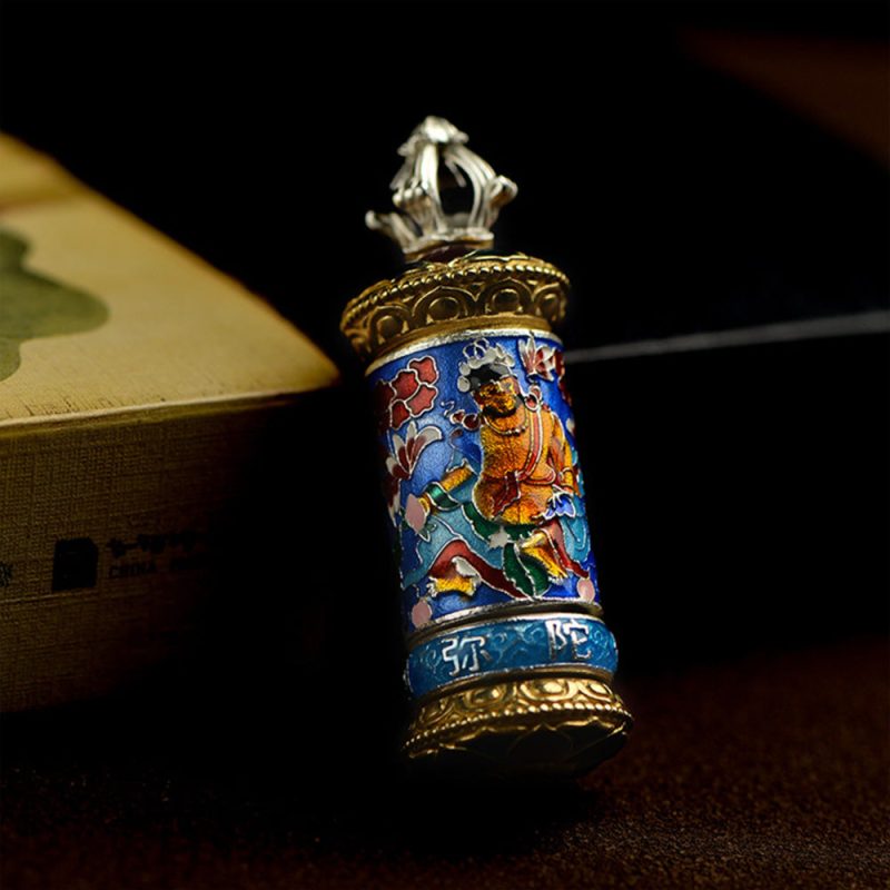 Guardian Prayer Wheel Pendant - Image 4