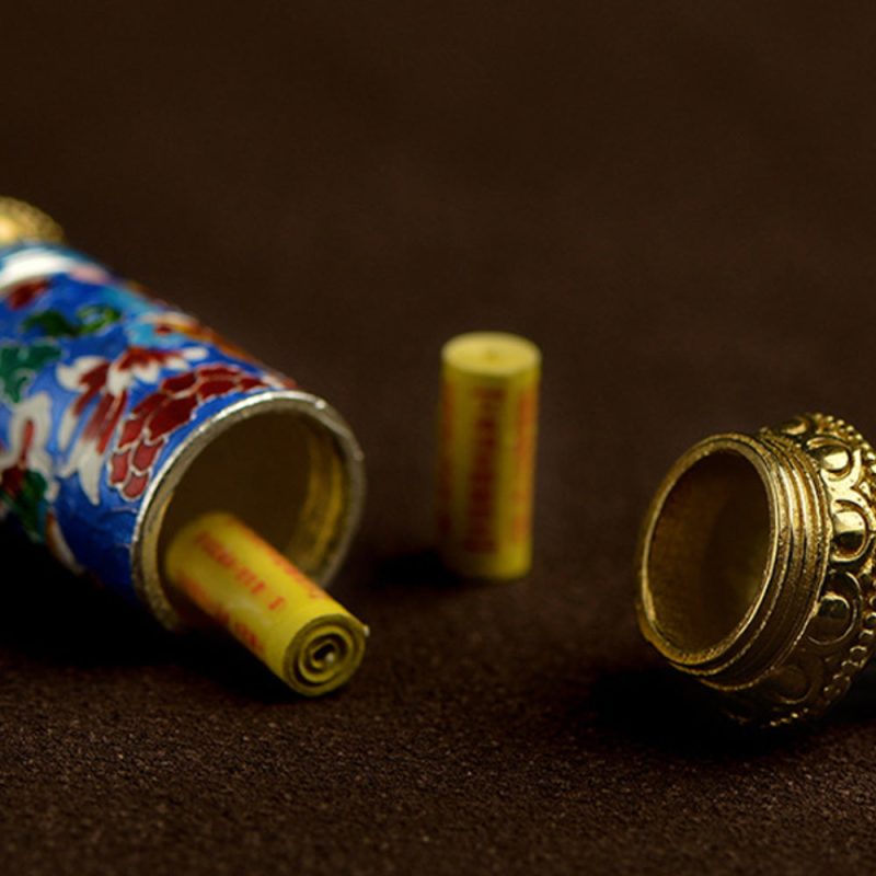 Guardian Prayer Wheel Pendant - Image 2