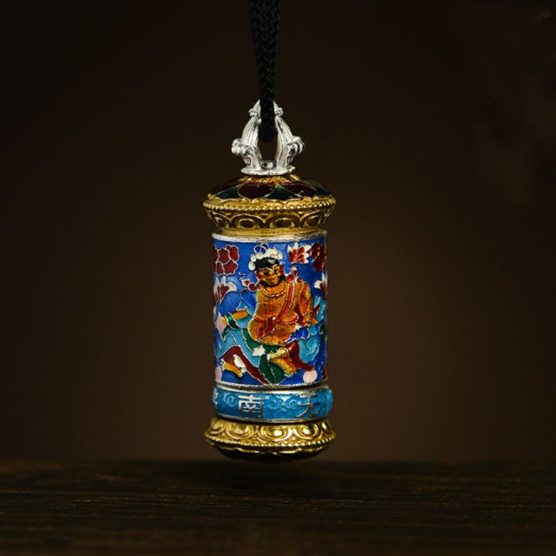 Guardian Prayer Wheel Pendant - Image 7