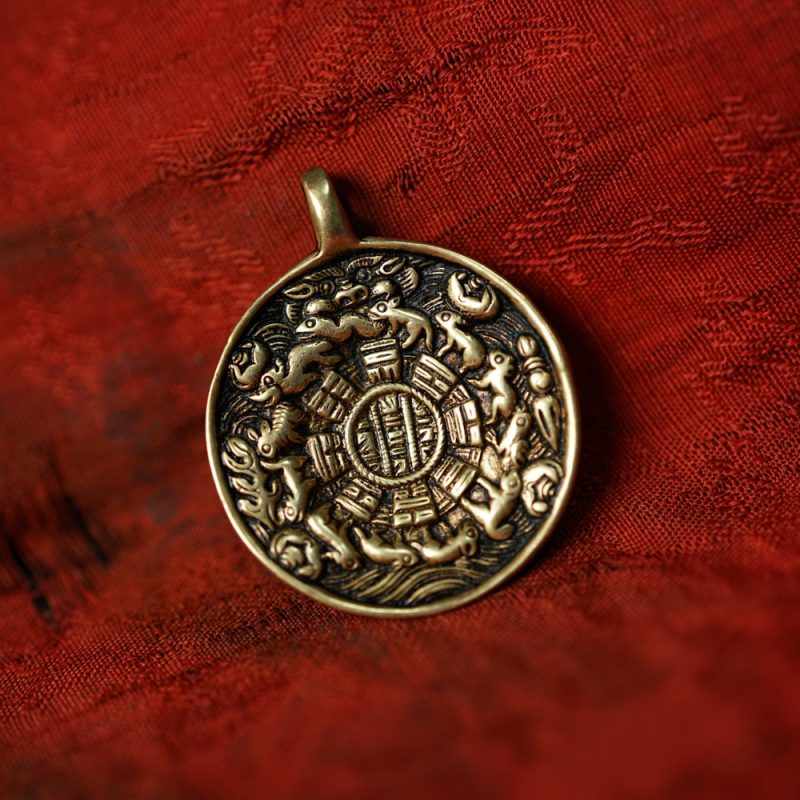 Fortune Seal Copper Pendant - Image 2