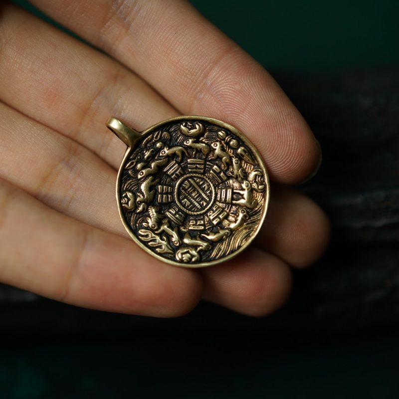 Fortune Seal Copper Pendant - Image 7