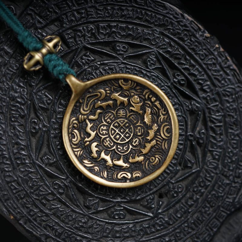 Zodiac Wealth Copper Pendant - Image 2