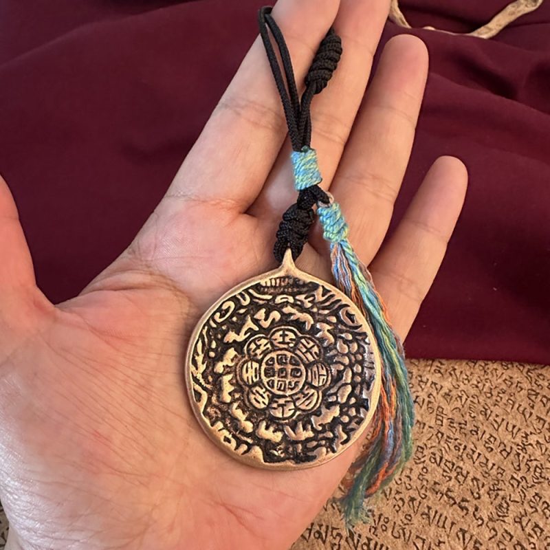 Wealth Circle Pendant - Handcrafted Prosperity Talisman Copper - Image 4