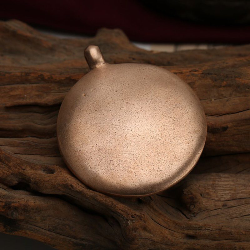 Prosperity Talisman Pendant Handcrafted Copper Wealth Talisman - Image 3