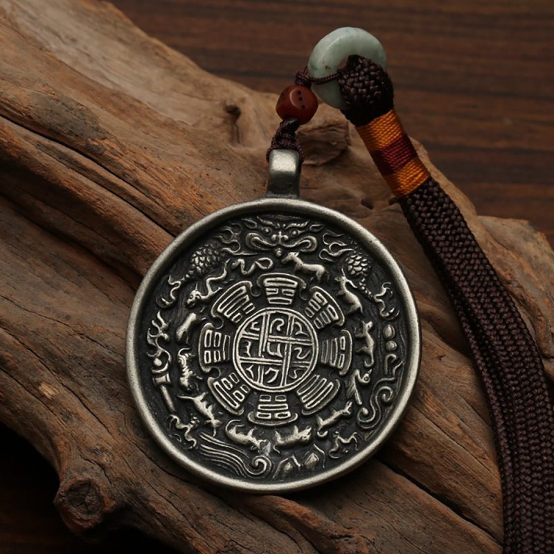 Prosperity Talisman Pendant Handcrafted Copper Wealth Talisman - Image 5