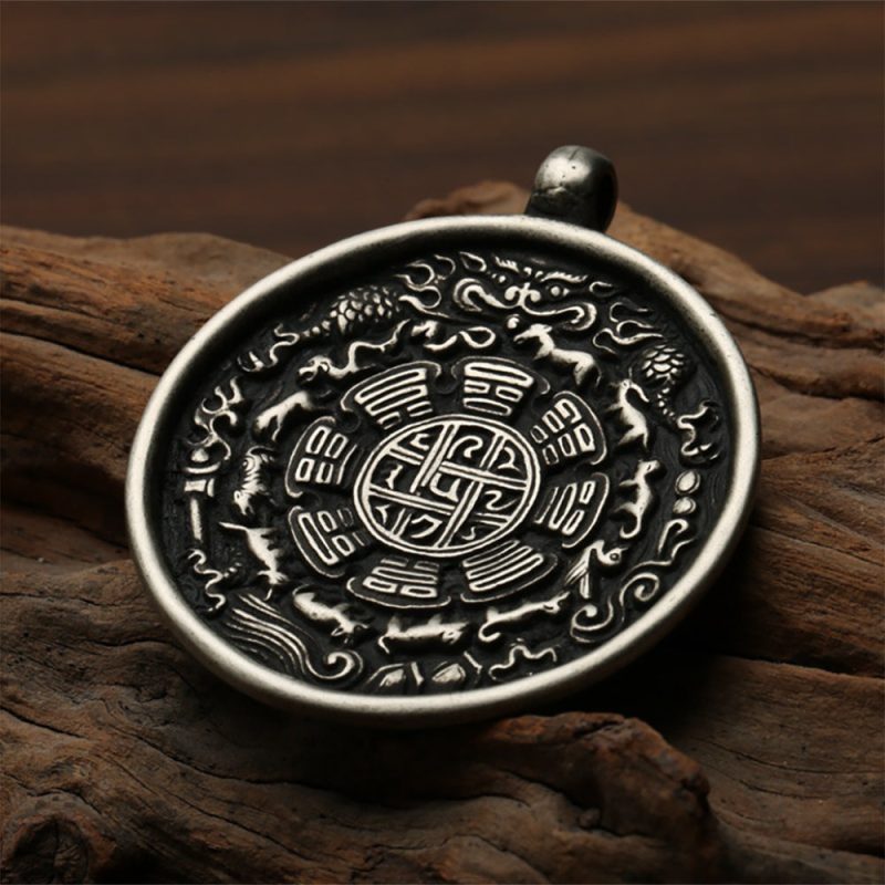 Prosperity Talisman Pendant Handcrafted Copper Wealth Talisman - Image 8