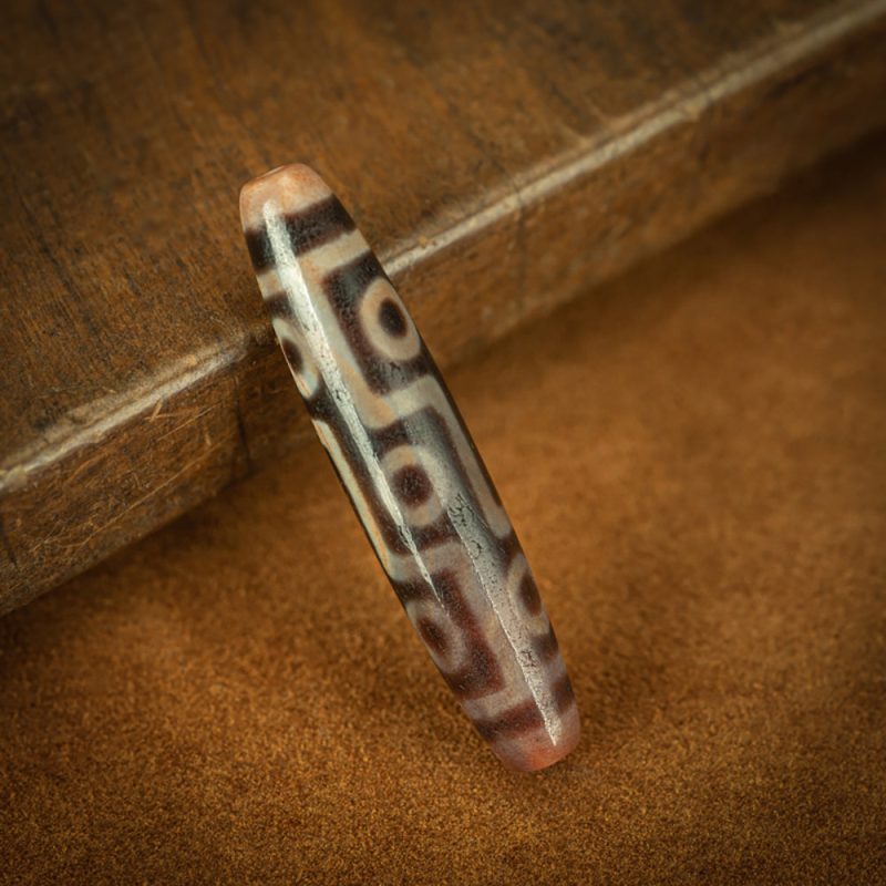 Nine-Eye Dzi Pendant – The King of Tibetan Talismans - Image 5