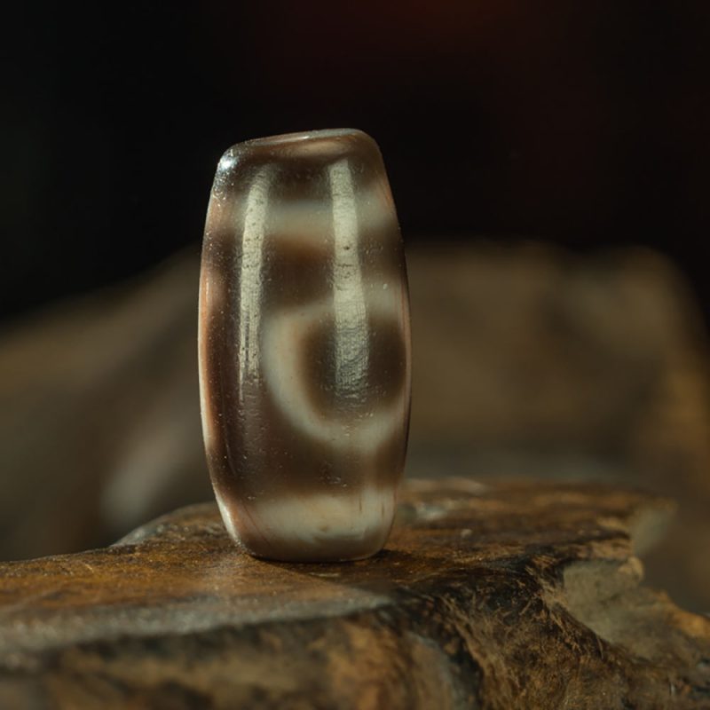 Eternal Grace Nine-Eye Dzi Pendant – Vintage Shale Treasure - Image 6