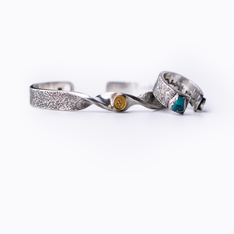 Wealth Energy Tibetan Treasure Bracelet and Ring Set - Image 2