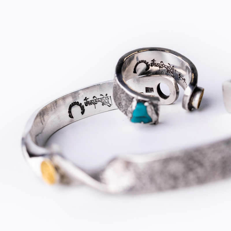 Wealth Energy Tibetan Treasure Bracelet and Ring Set - Image 3
