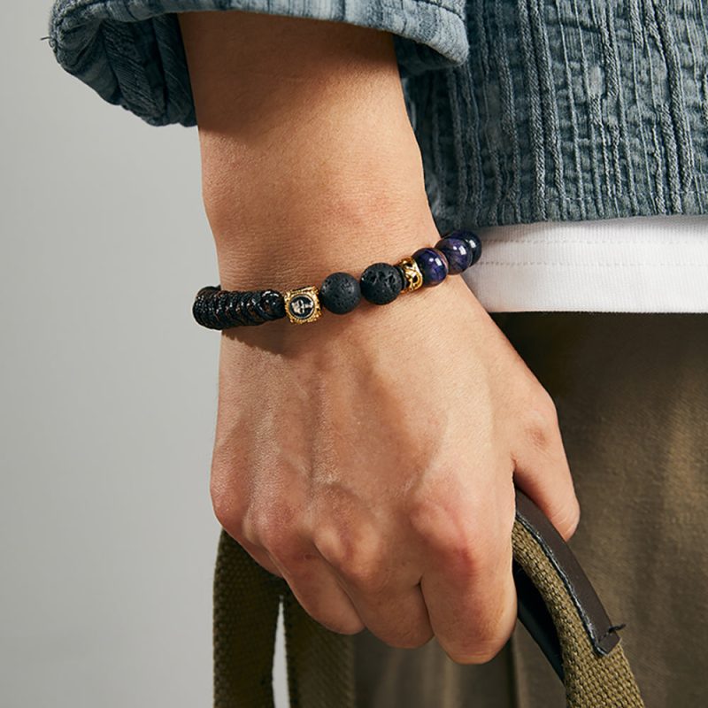 Prosperity Flame Tiger Eye and Silver Bracelet - Image 2