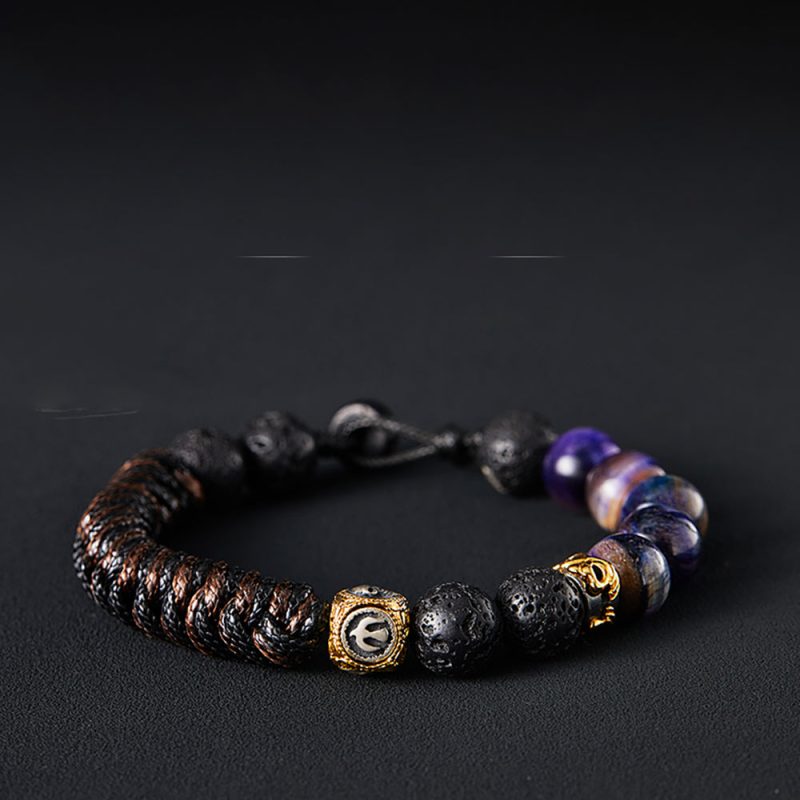 Prosperity Flame Tiger Eye and Silver Bracelet - Image 4