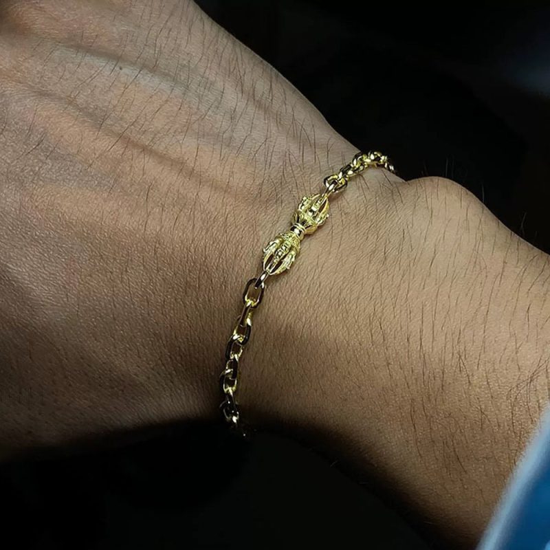 Vajra Silver Protection Stering Silver Bracelet - Image 2