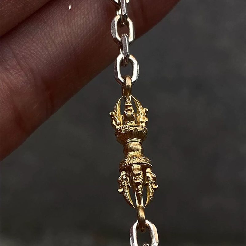 Vajra Silver Protection Stering Silver Bracelet - Image 5