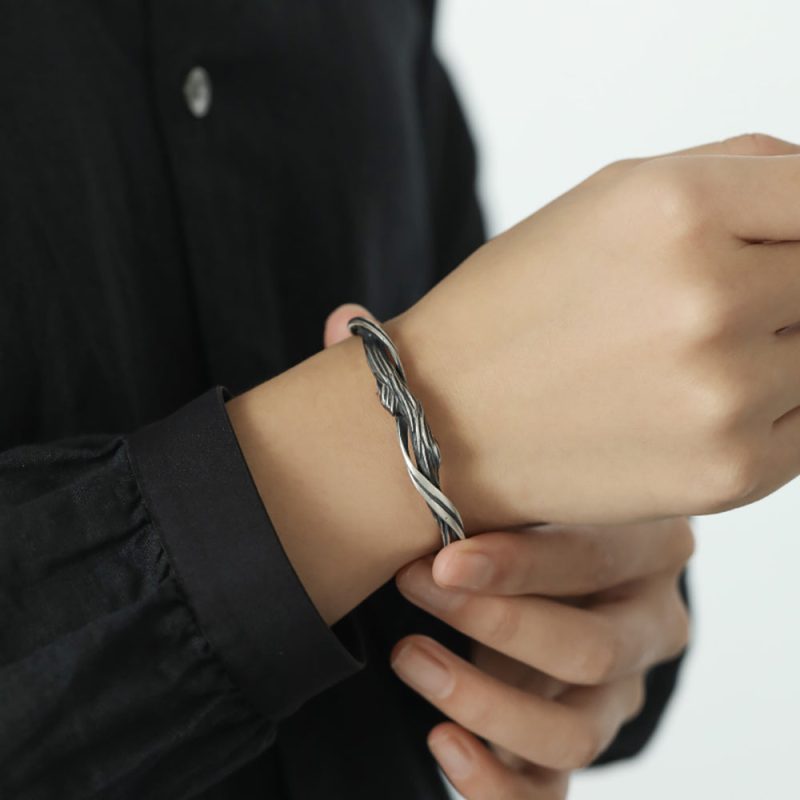 Twisted Fortune Sterling Silver Bracelet - Image 2