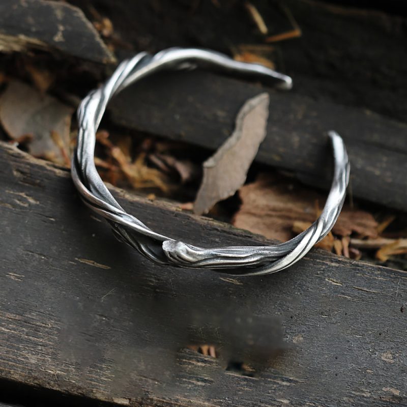 Twisted Fortune Sterling Silver Bracelet - Image 4