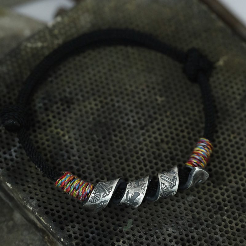 Silver Prosperity Knot Bracelet - Image 2