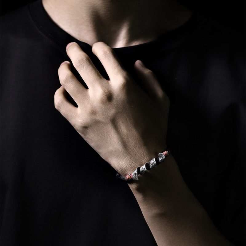 Silver Prosperity Knot Bracelet - Image 3