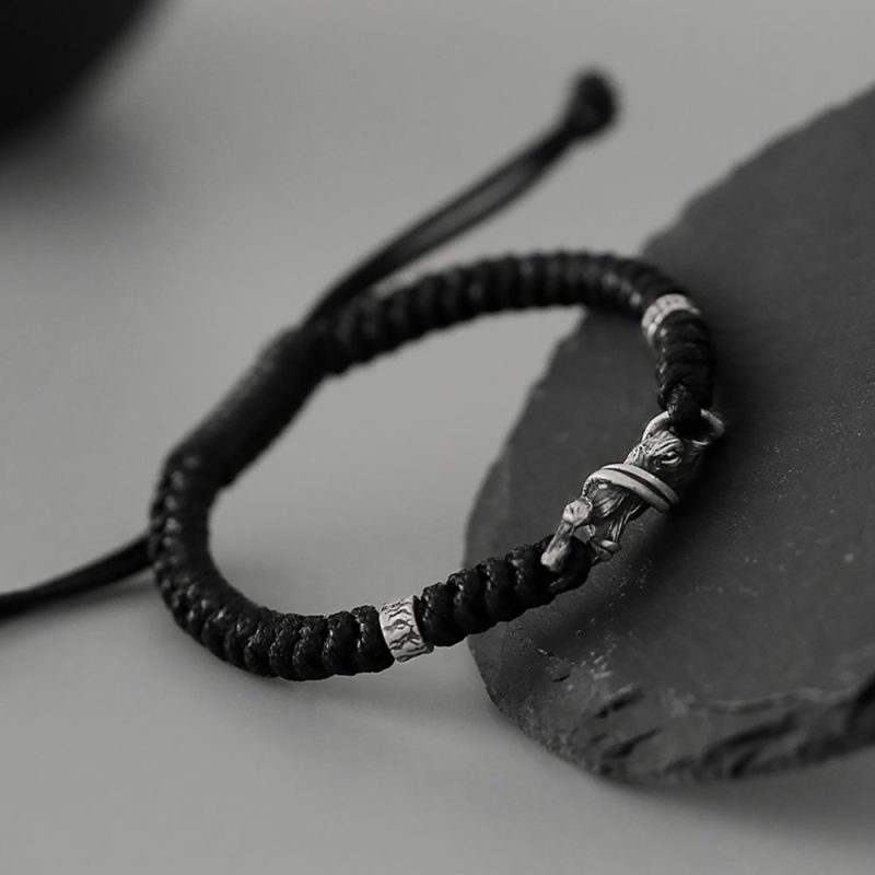 Guardian Knot Handcrafted Silver Bracelet - Image 4