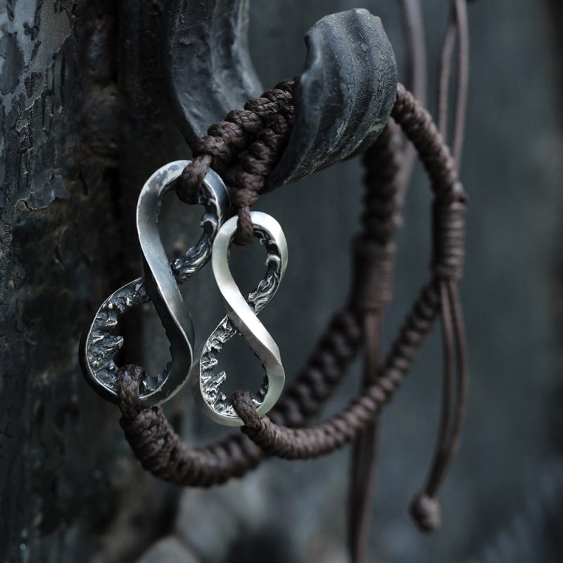 Infinity Guard Handcrafted Silver Bracelet - Image 2