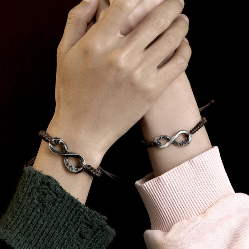 Infinity Guard Handcrafted Silver Bracelet - Image 3