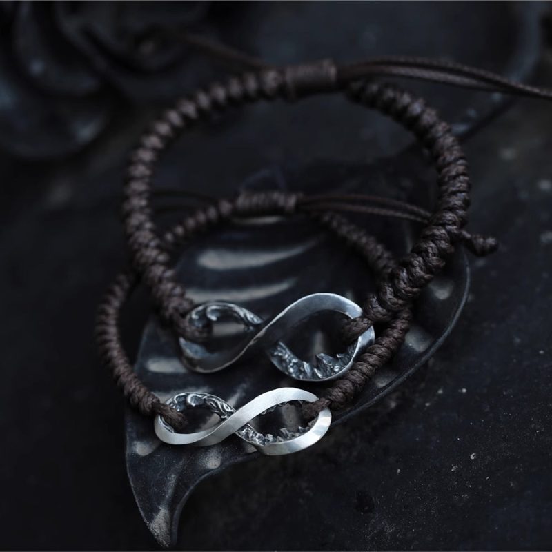Infinity Guard Handcrafted Silver Bracelet - Image 5