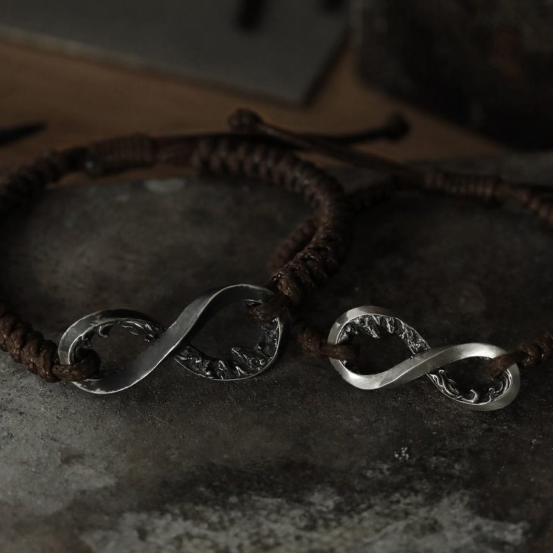 Infinity Guard Handcrafted Silver Bracelet - Image 6