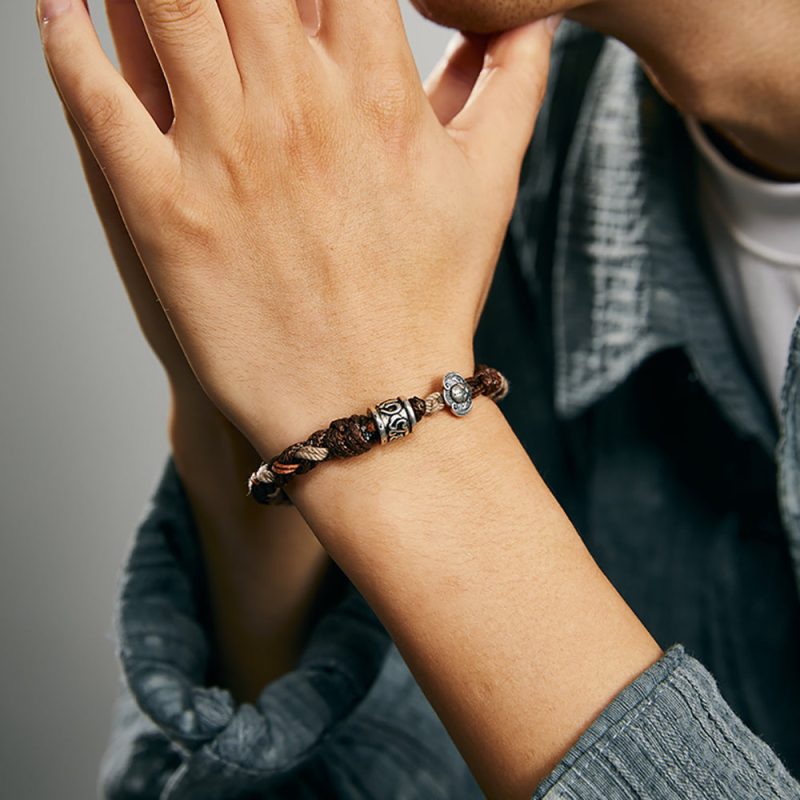Fortune Weave Handcrafted Silver Bracelet - Image 3