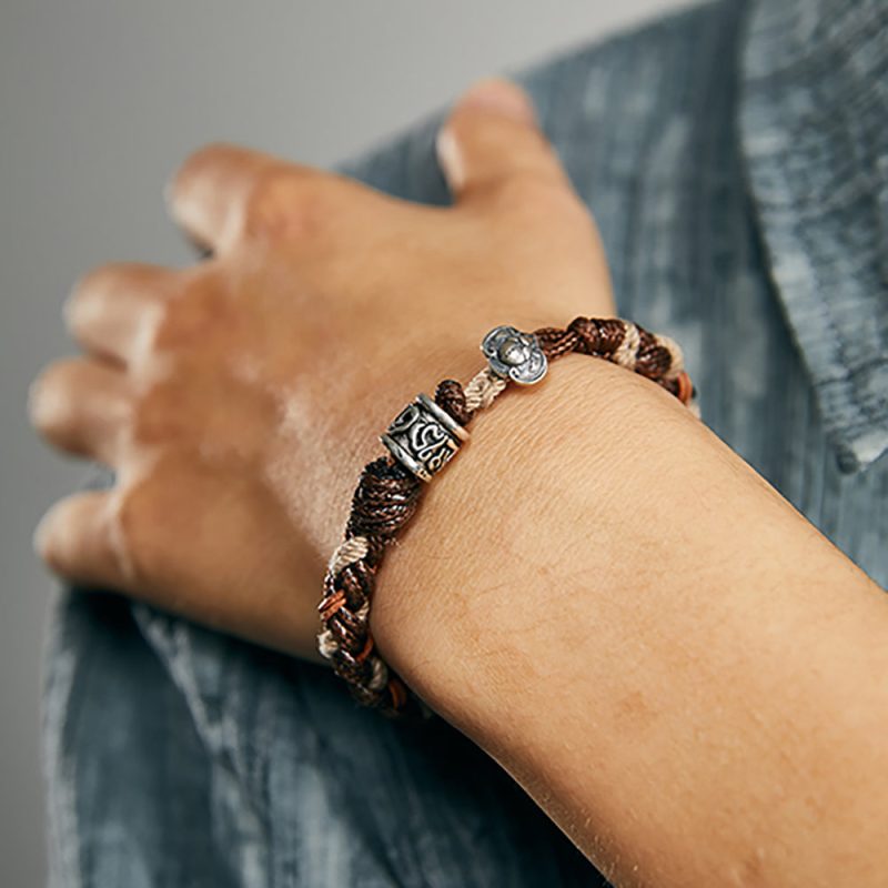 Fortune Weave Handcrafted Silver Bracelet - Image 4