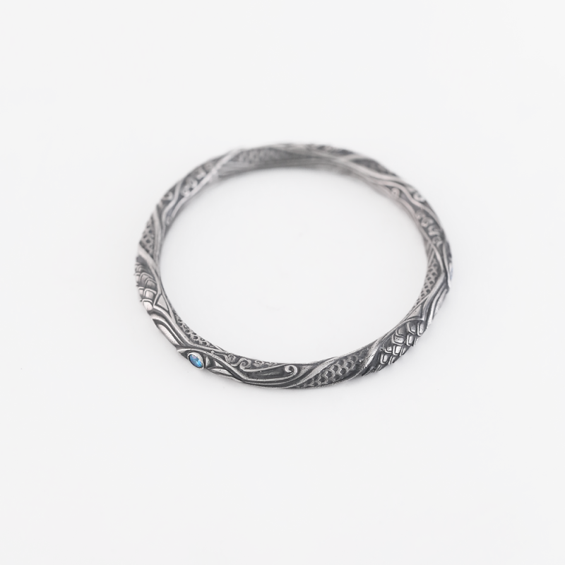 Protective Lotus Energy Sterling Silver Bracelet - Image 3