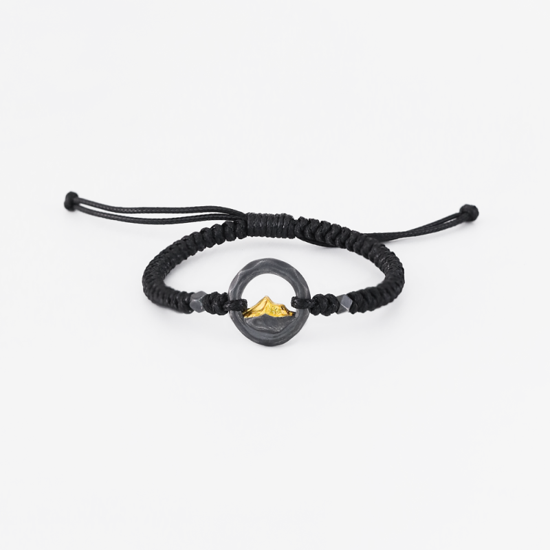Sunshine on Golden Mountain Sterling Silver Blessing Bracelet - Image 12