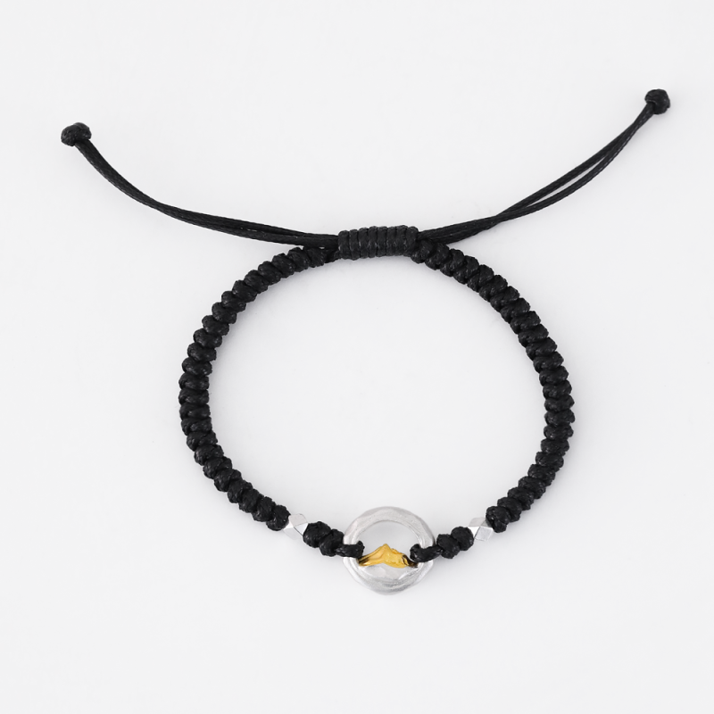 Sunshine on Golden Mountain Sterling Silver Blessing Bracelet - Image 11