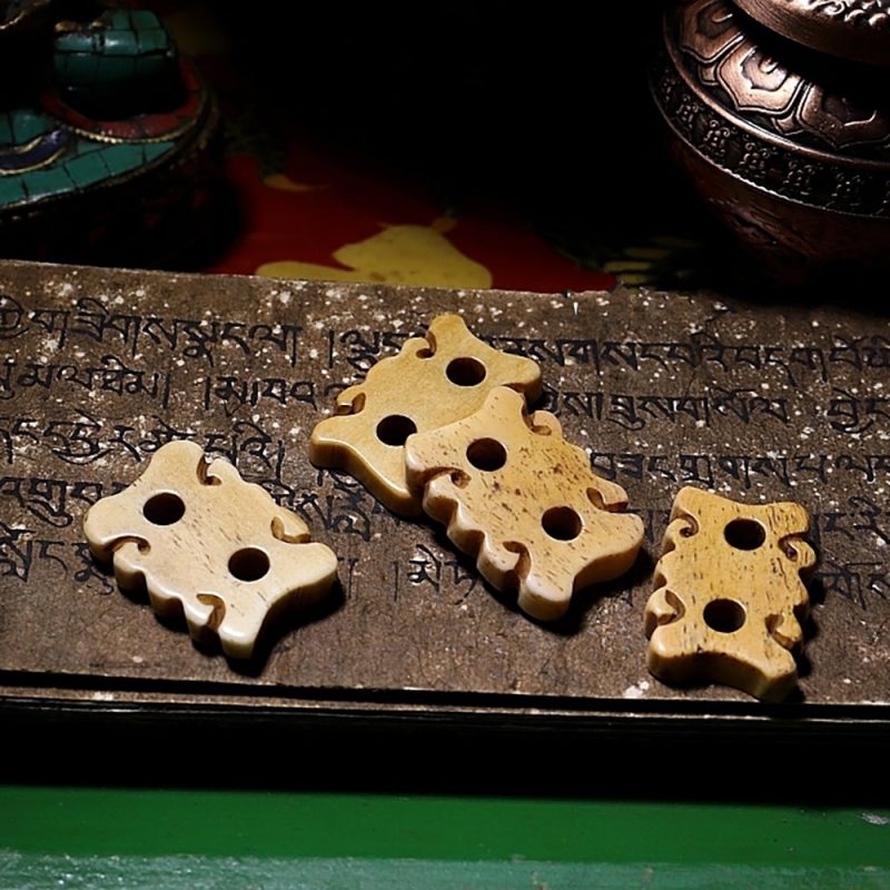 Guardian Agate and Yak Bone Protection Bracelet - Image 6