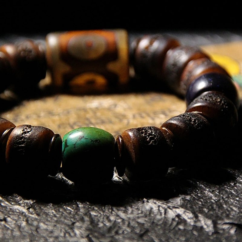 Guardian Agate and Yak Bone Protection Bracelet - Image 8