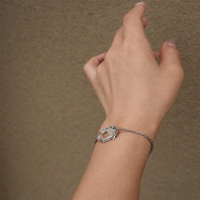 Radiant Prosperity Crystal Bracelet – Handmade Wealth Charm - Image 2