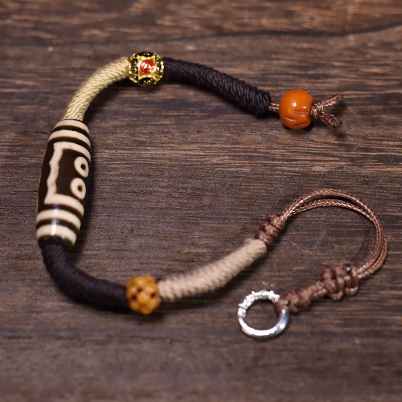 Fortune Dzi Bead Handmade Bracelet - Image 4