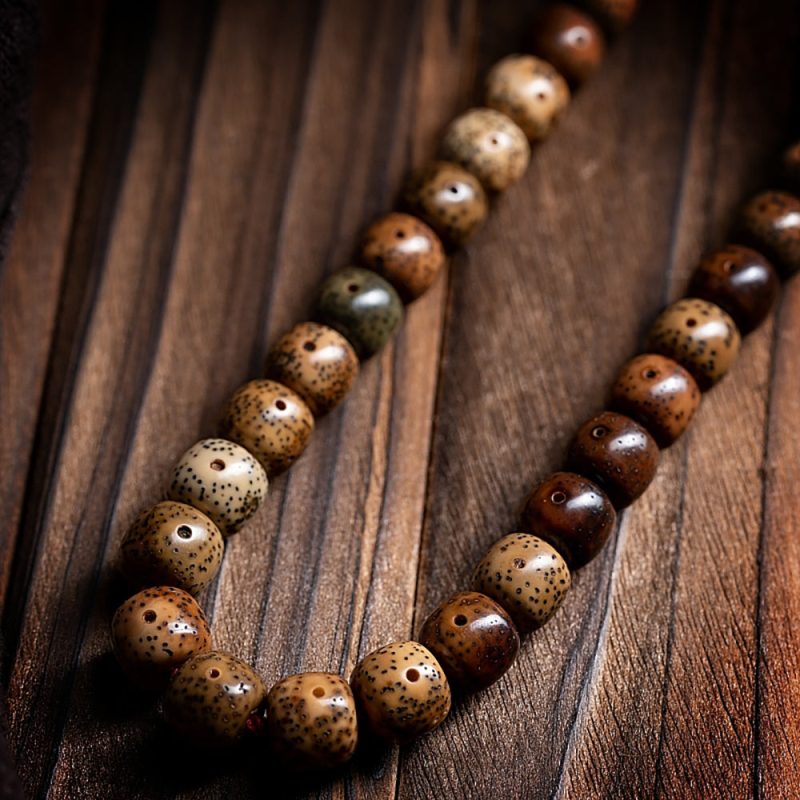 Blessed Bodhi Seed 108 Mala Beads Necklace - Image 2