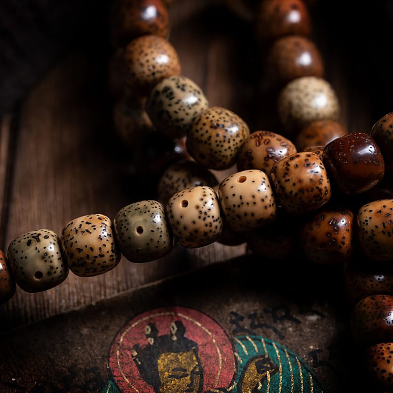 Blessed Bodhi Seed 108 Mala Beads Necklace - Image 3