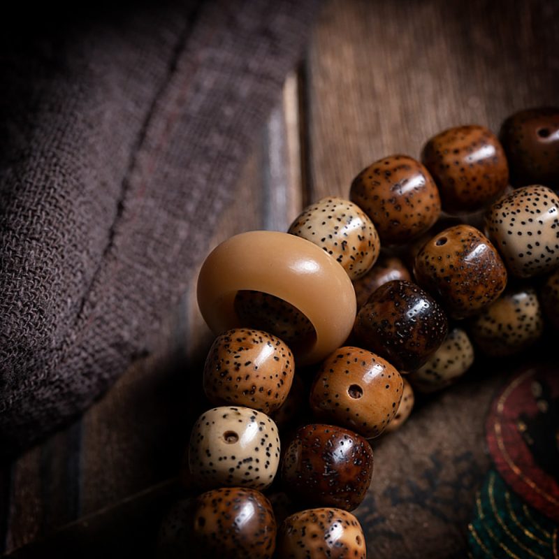 Blessed Bodhi Seed 108 Mala Beads Necklace - Image 4