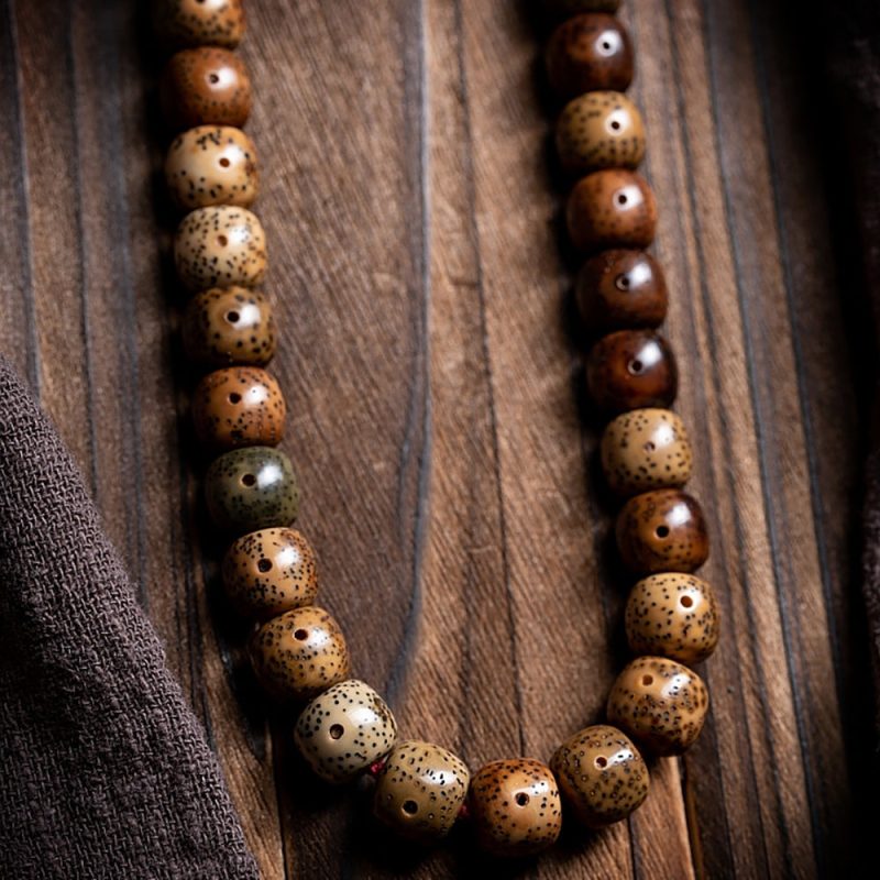 Blessed Bodhi Seed 108 Mala Beads Necklace - Image 6
