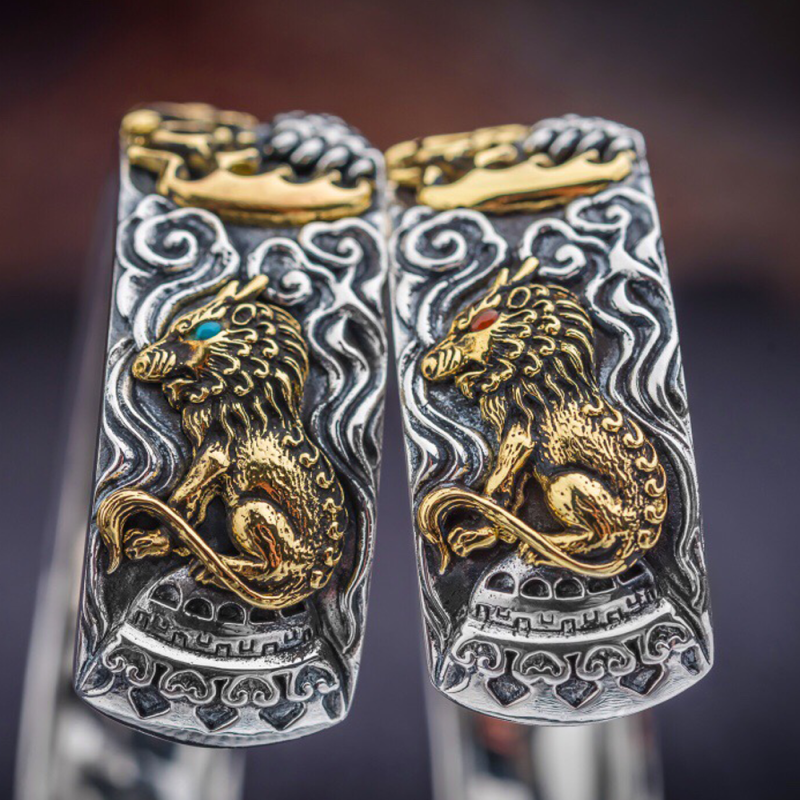 Protector's Aegis Brass Bracelet - Image 2