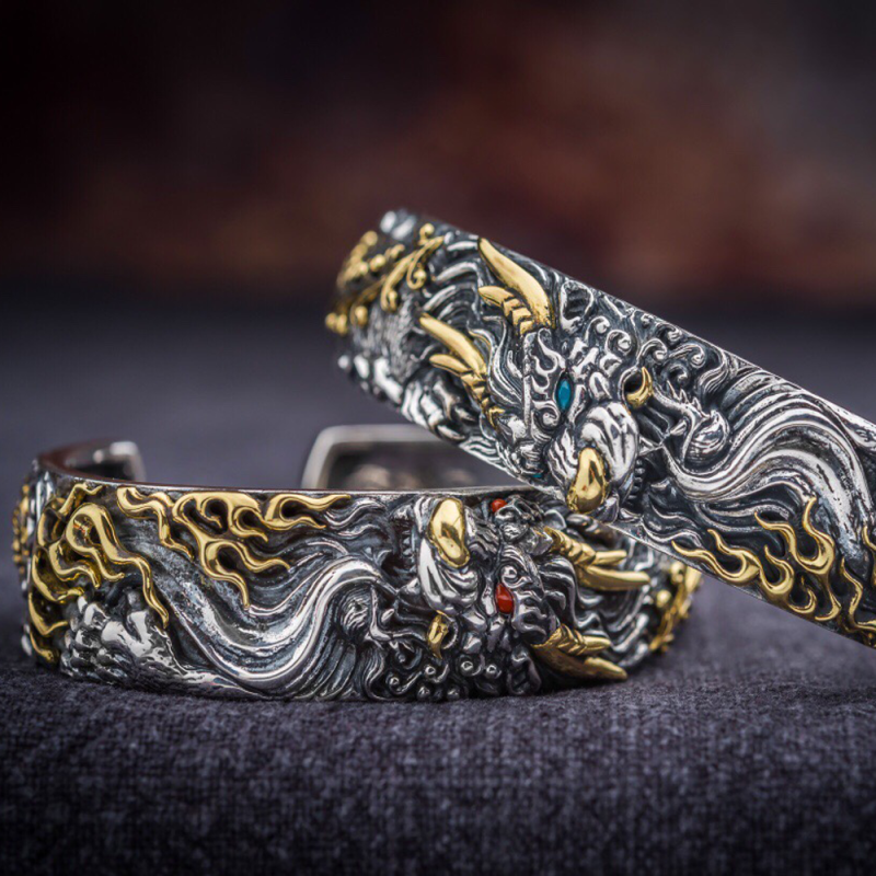 Protector's Aegis Brass Bracelet - Image 4