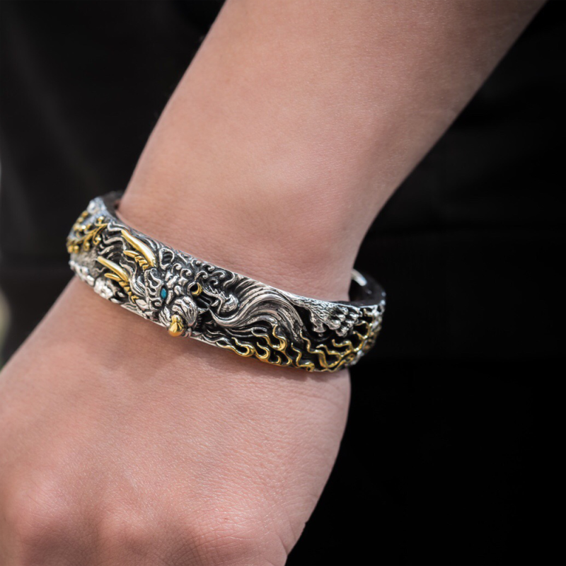 Protector's Aegis Brass Bracelet - Image 7