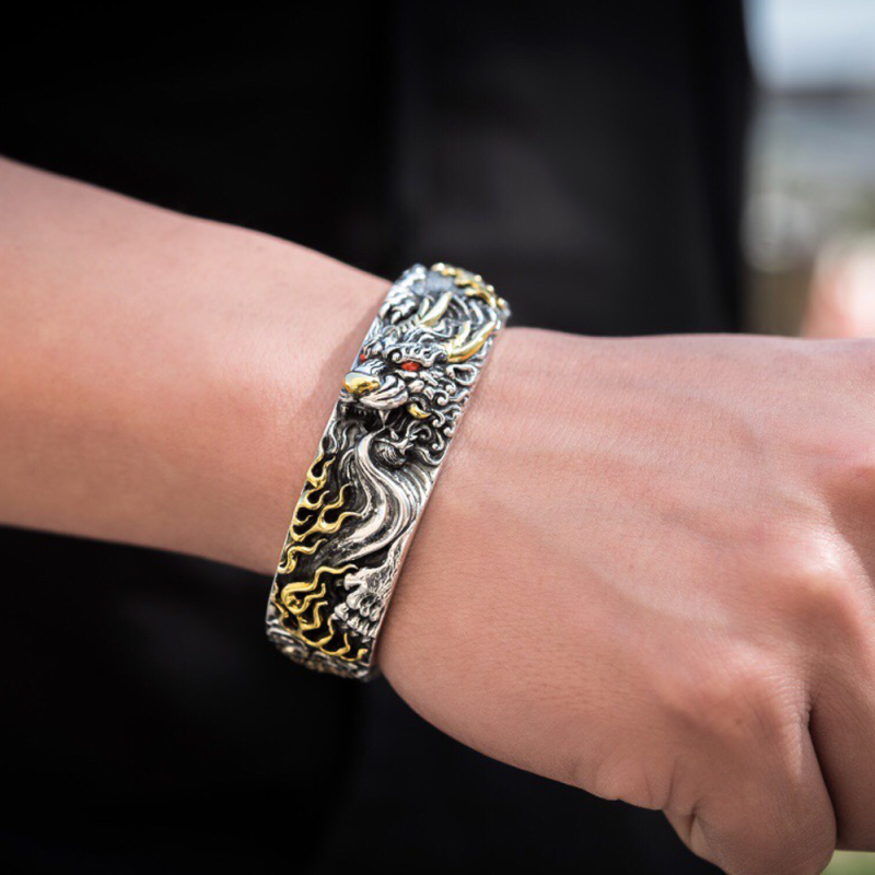 Protector's Aegis Brass Bracelet - Image 9
