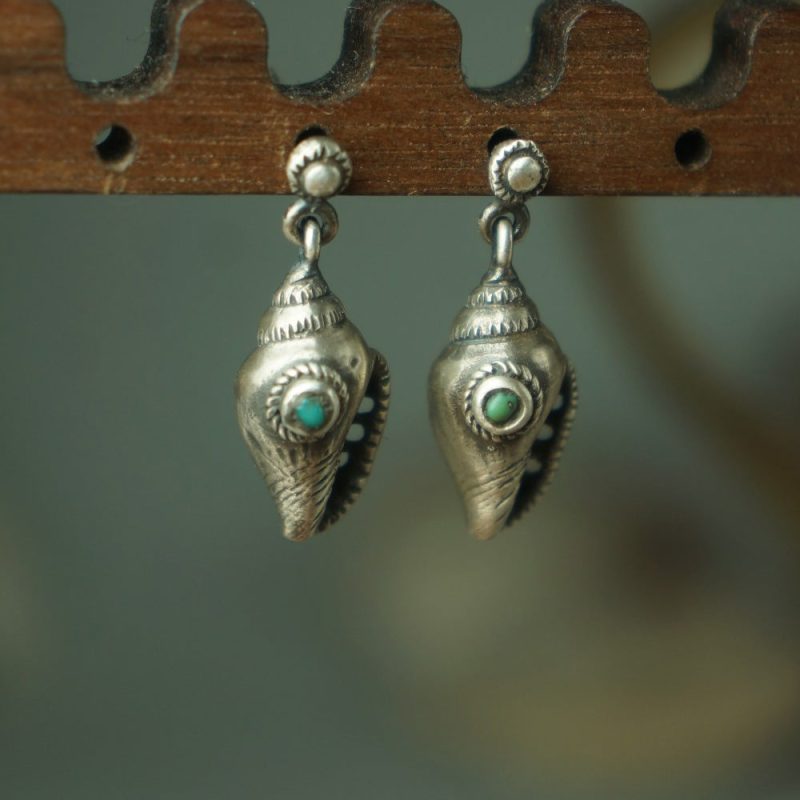 Warden's Haven Turquoise Sterling Silver Earrings - Image 2