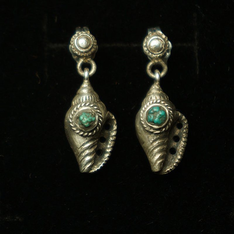 Warden's Haven Turquoise Sterling Silver Earrings - Image 4