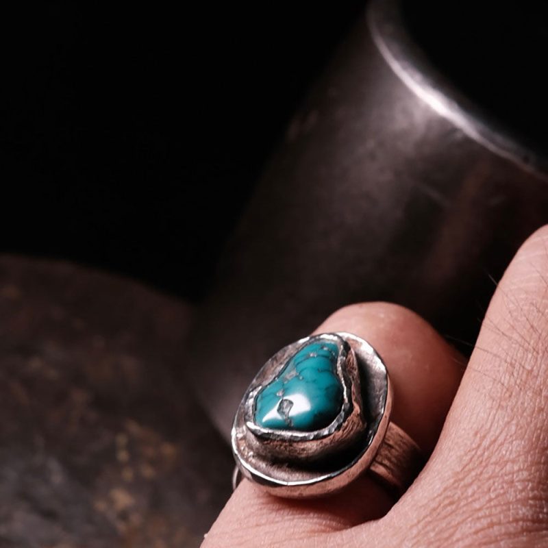 Soul's Healing Embrace Turquoise Rings - Image 3
